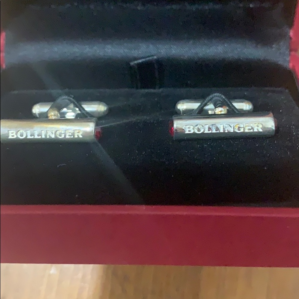 Bollinger Silver Cufflinks - Picture 3 of 5